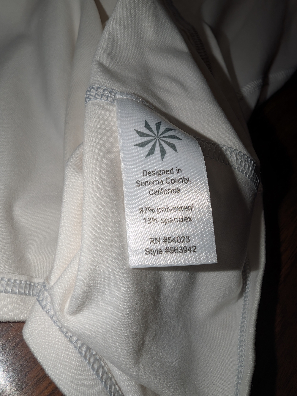 Athleta Cream Racerback Tank Top - Picture 3 of 6